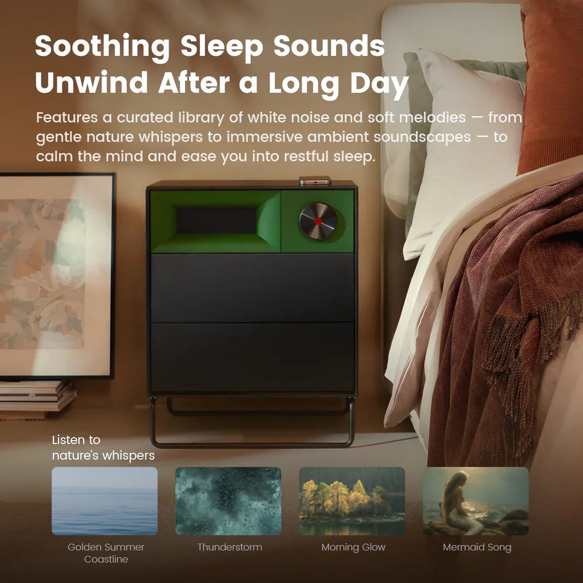 MorningBlues Stereo Nightstand Speaker S1