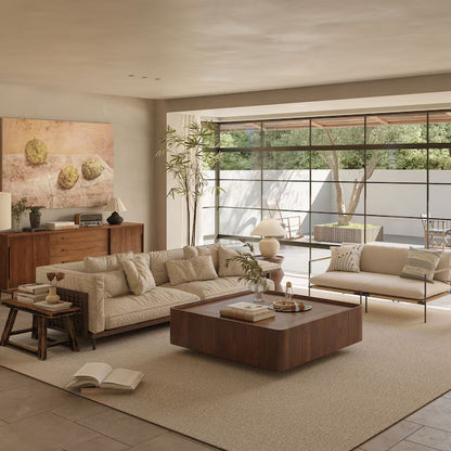 Wood Walnut 35.4-in W x 12.6-in H with Drawers